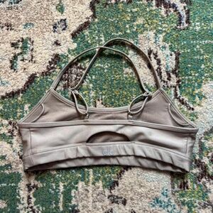 Taupe Crossover Alo Yoga Women's Bra